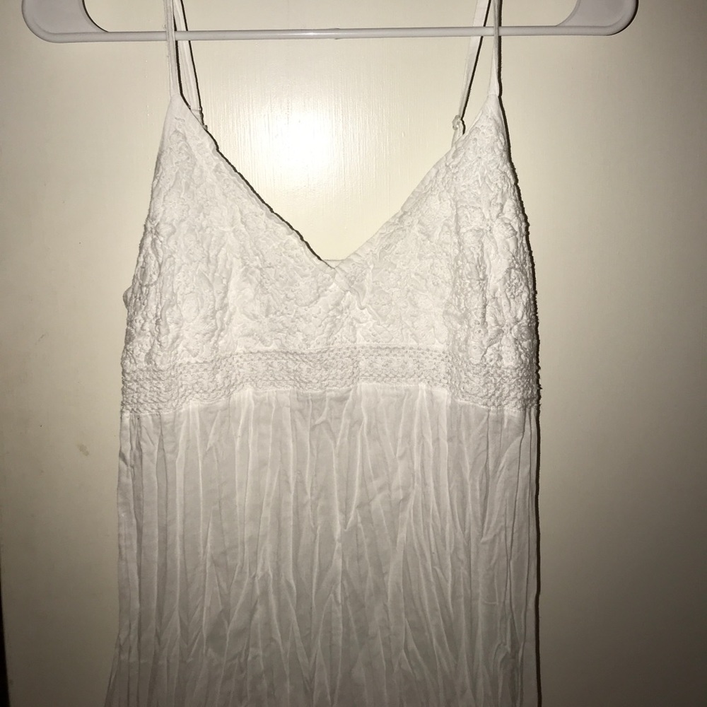 Beautiful long white summer dress